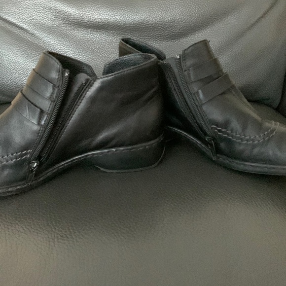 Rieker Black Ankle Boots Size EU 37 / US 6.5 - Picture 6 of 11